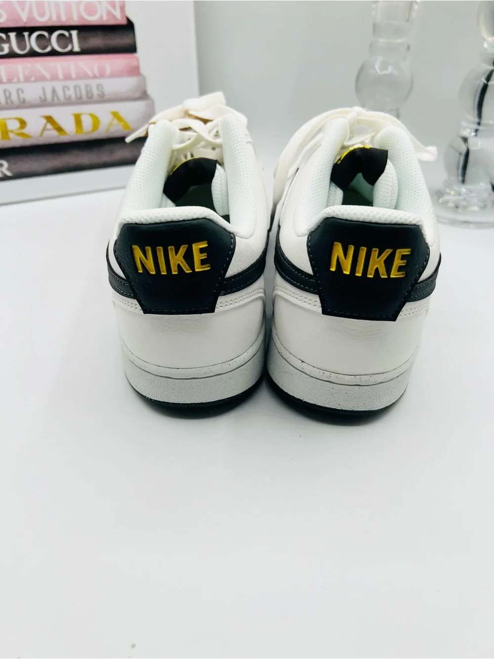Nike NWOT Court Vision Low Next Nature sneakers with a graphite swoosh